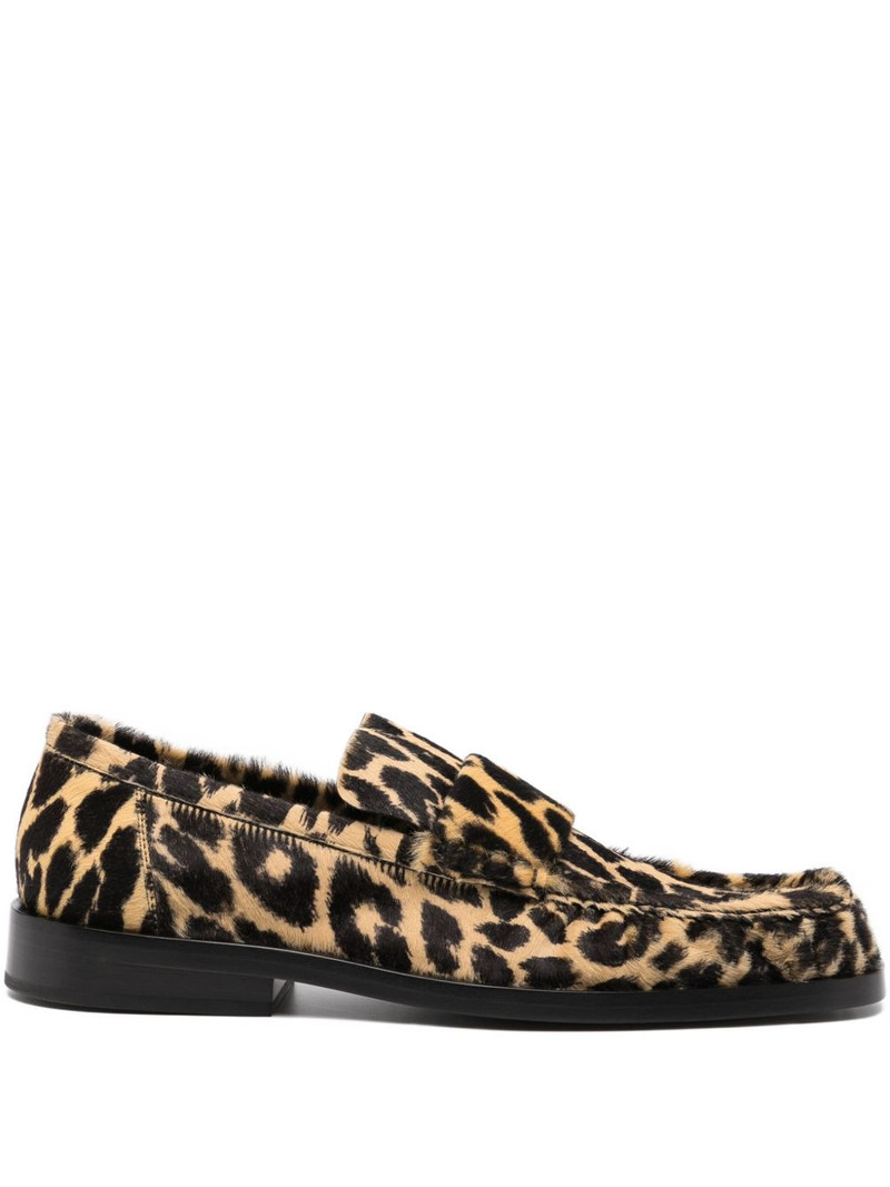 leopard-print loafers 1