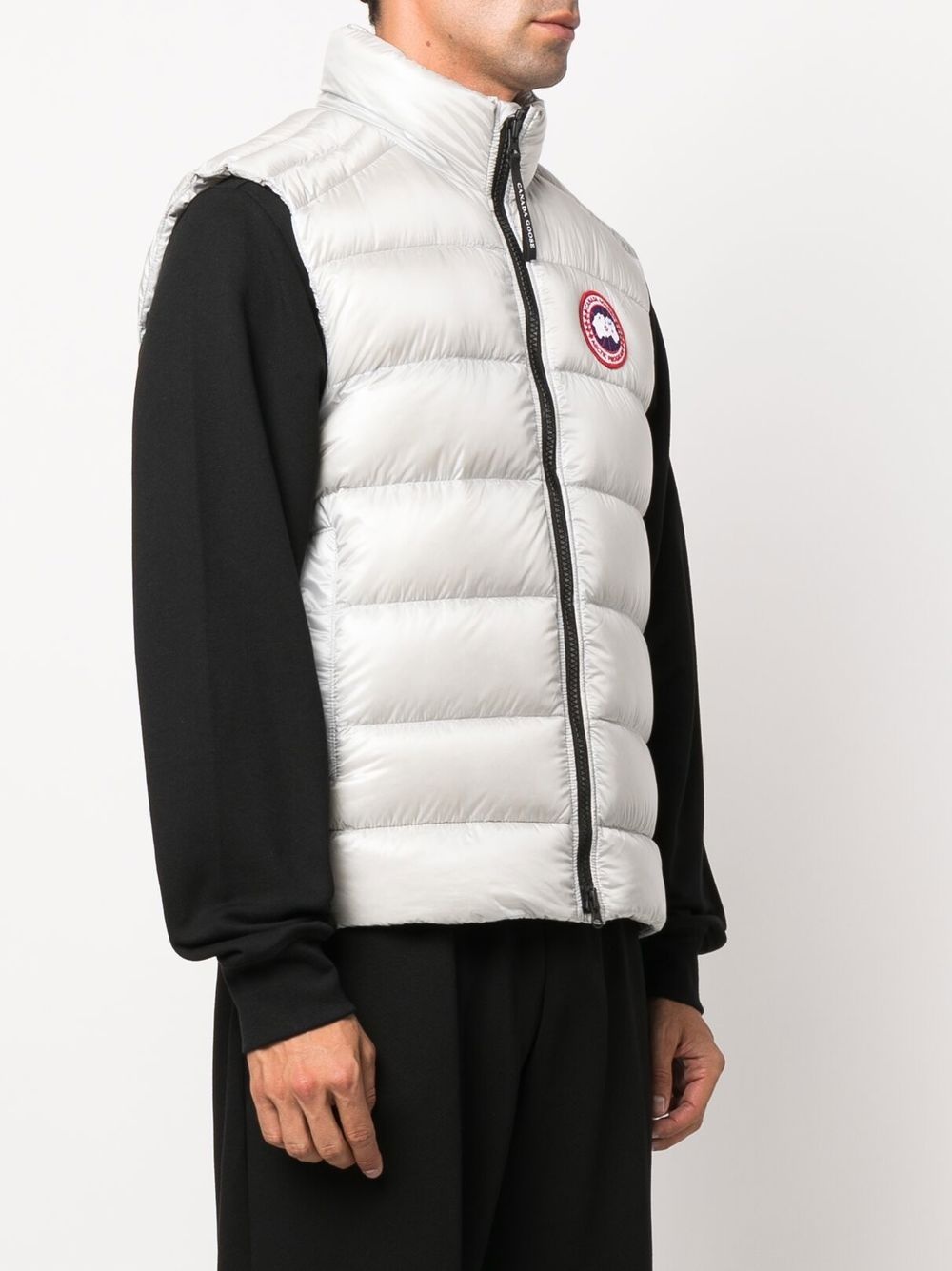 Crofton logo-patch padded gilet - 3