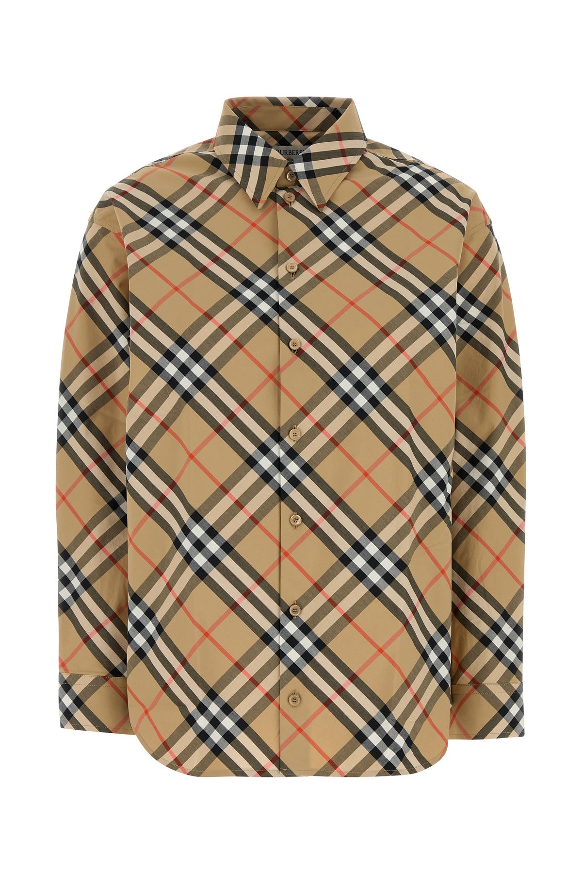 Printed poplin shirt - 1