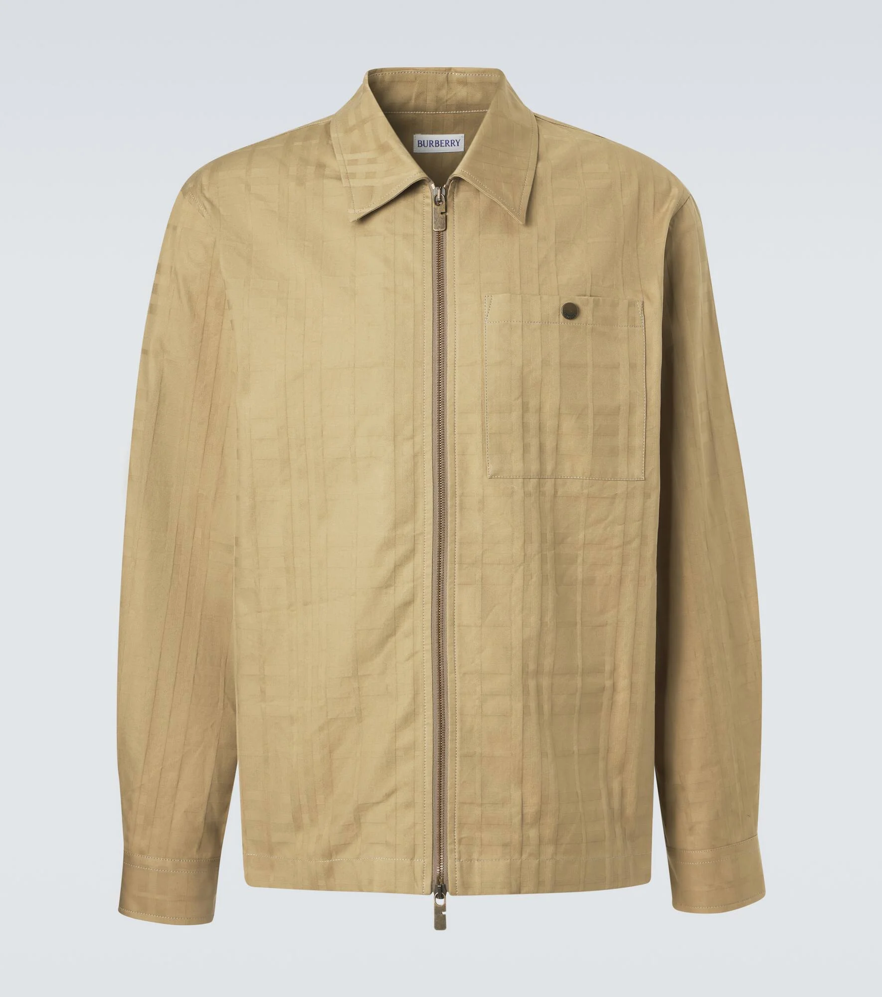 Burberry Check cotton jacket - 1