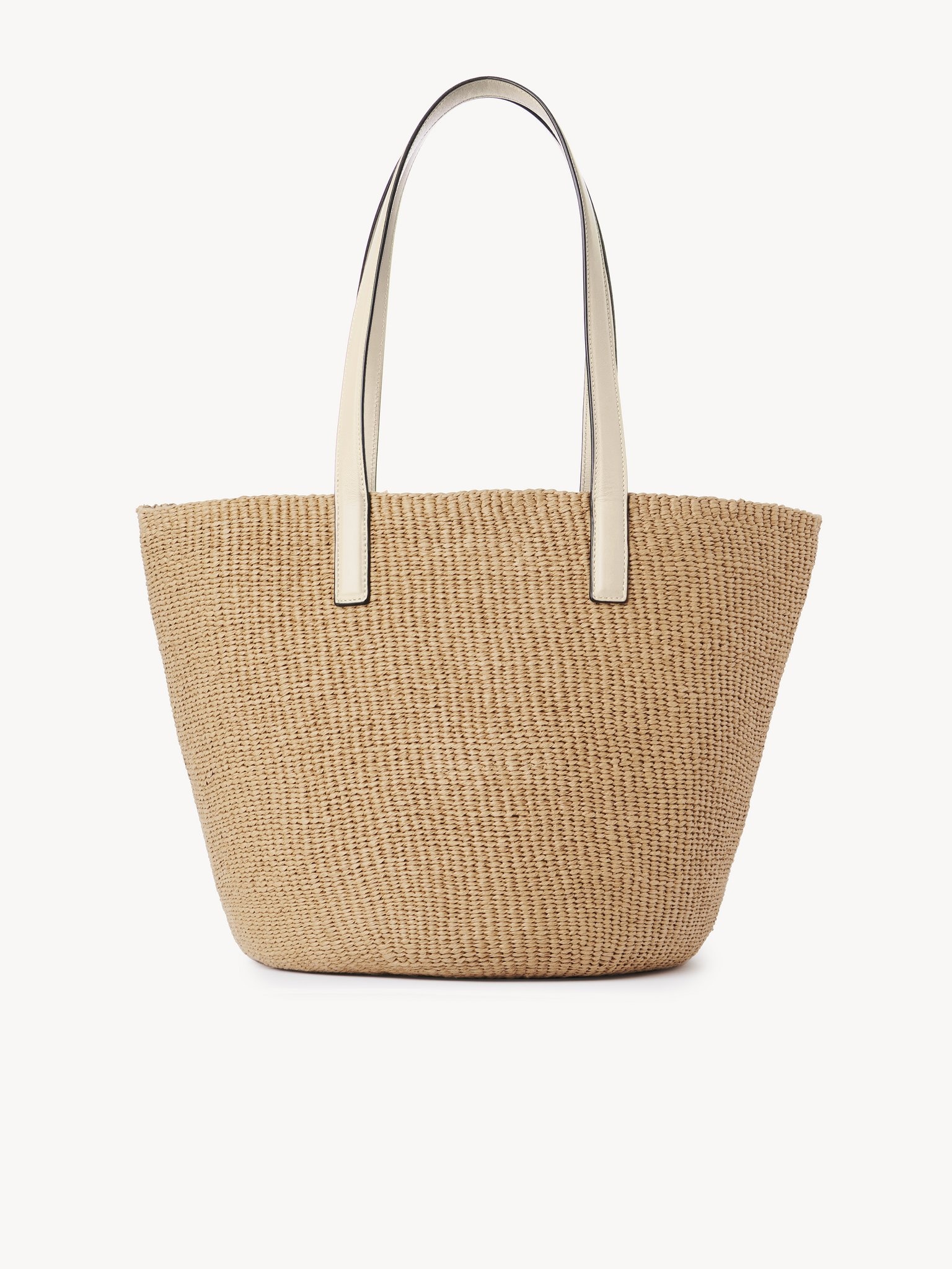 LARGE HORSE MEDAL BASKET IN NATURAL FIBERS - 3