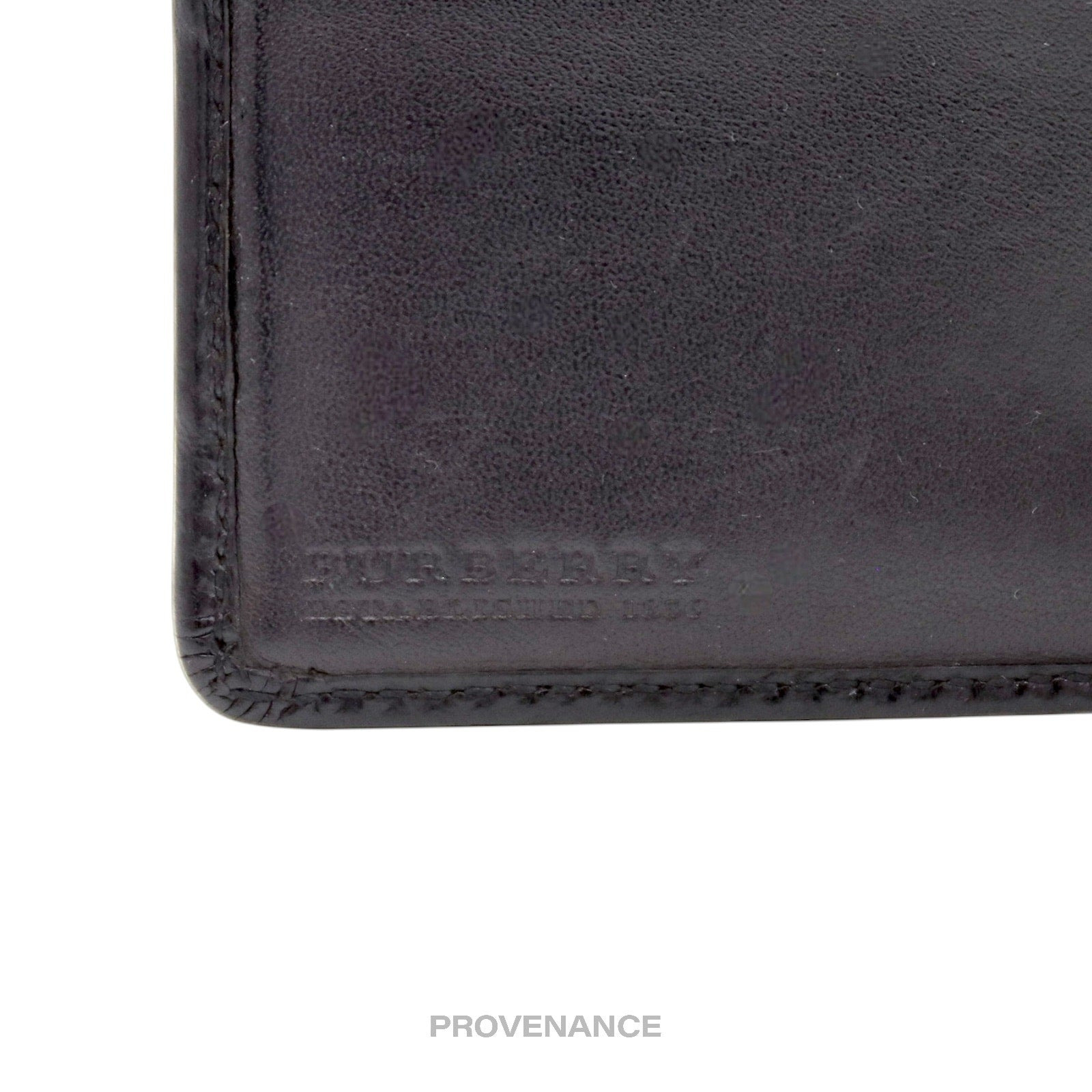 Burberry Bifold Wallet -  London Check Black Charcoal - 5