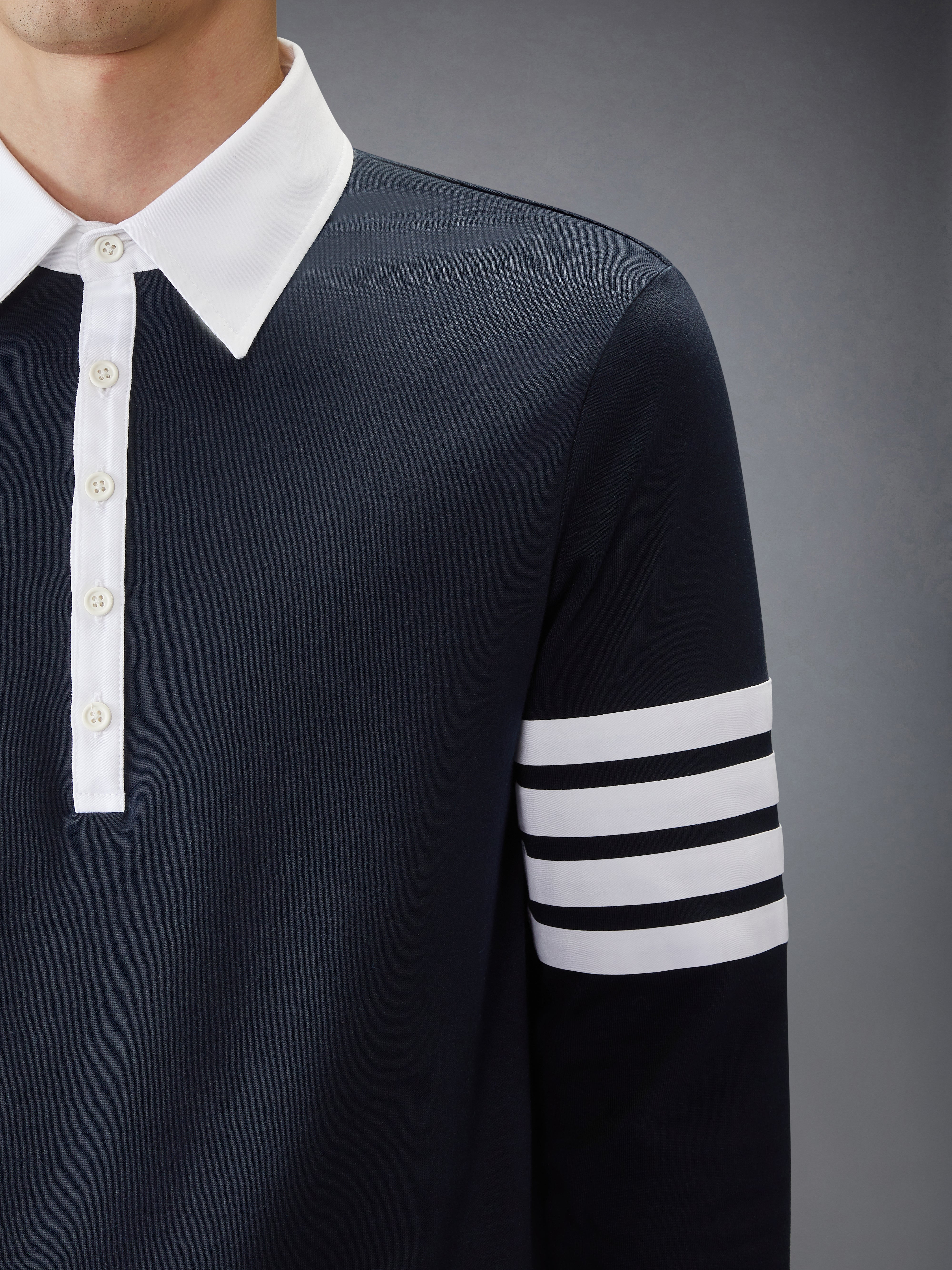 JERSEY 4-BAR RUGBY POLO - 7