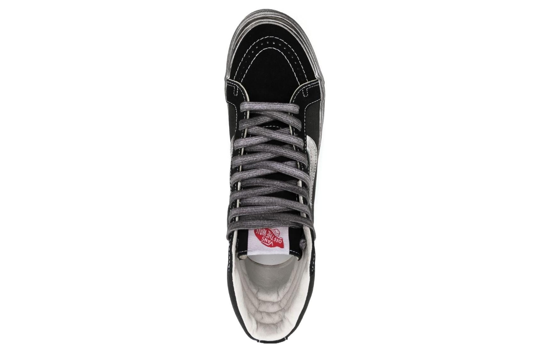 (WMNS) Vans OG Sk8Hi LX 'Stressed  Black White' VN0A4BVBBA21 - 4