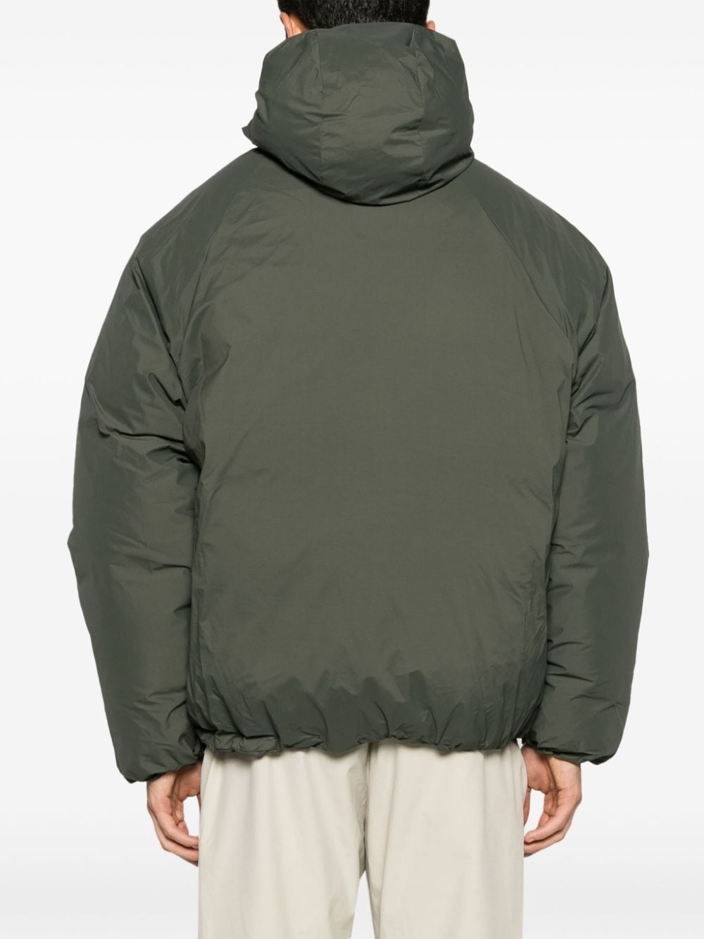 5.1 asymmetric-zip hooded jacket - 4