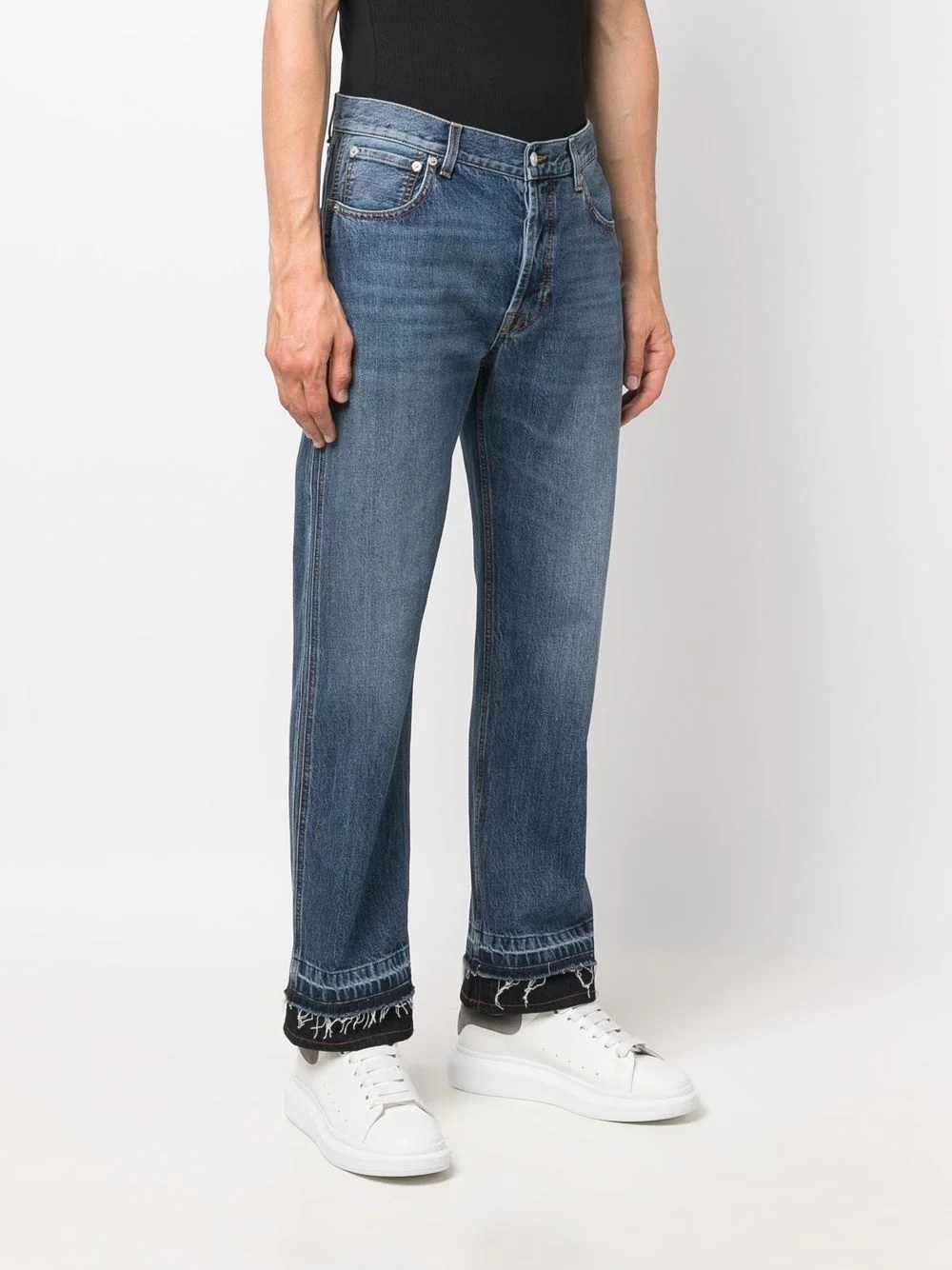 straight-leg cropped jeans - 3
