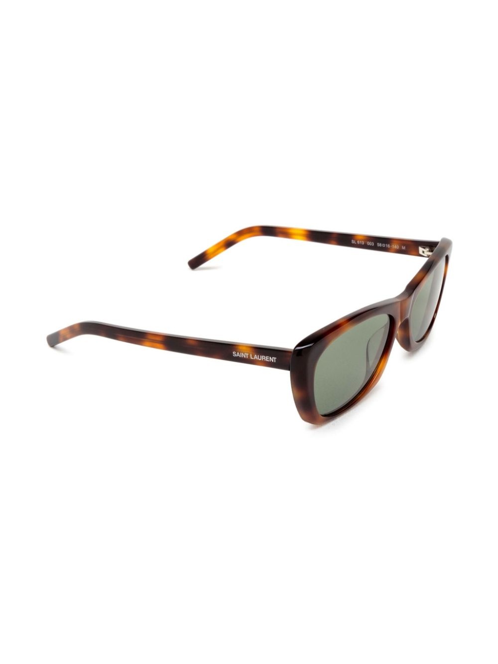 tortoiseshell rectangular sunglasses - 2