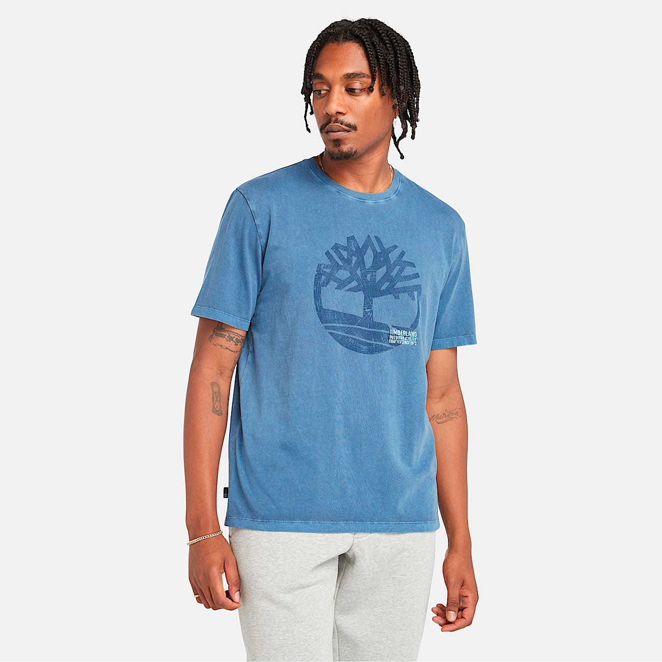 Men's Merrymack River Garment Dye Logo Graphic T-Shirt - 2