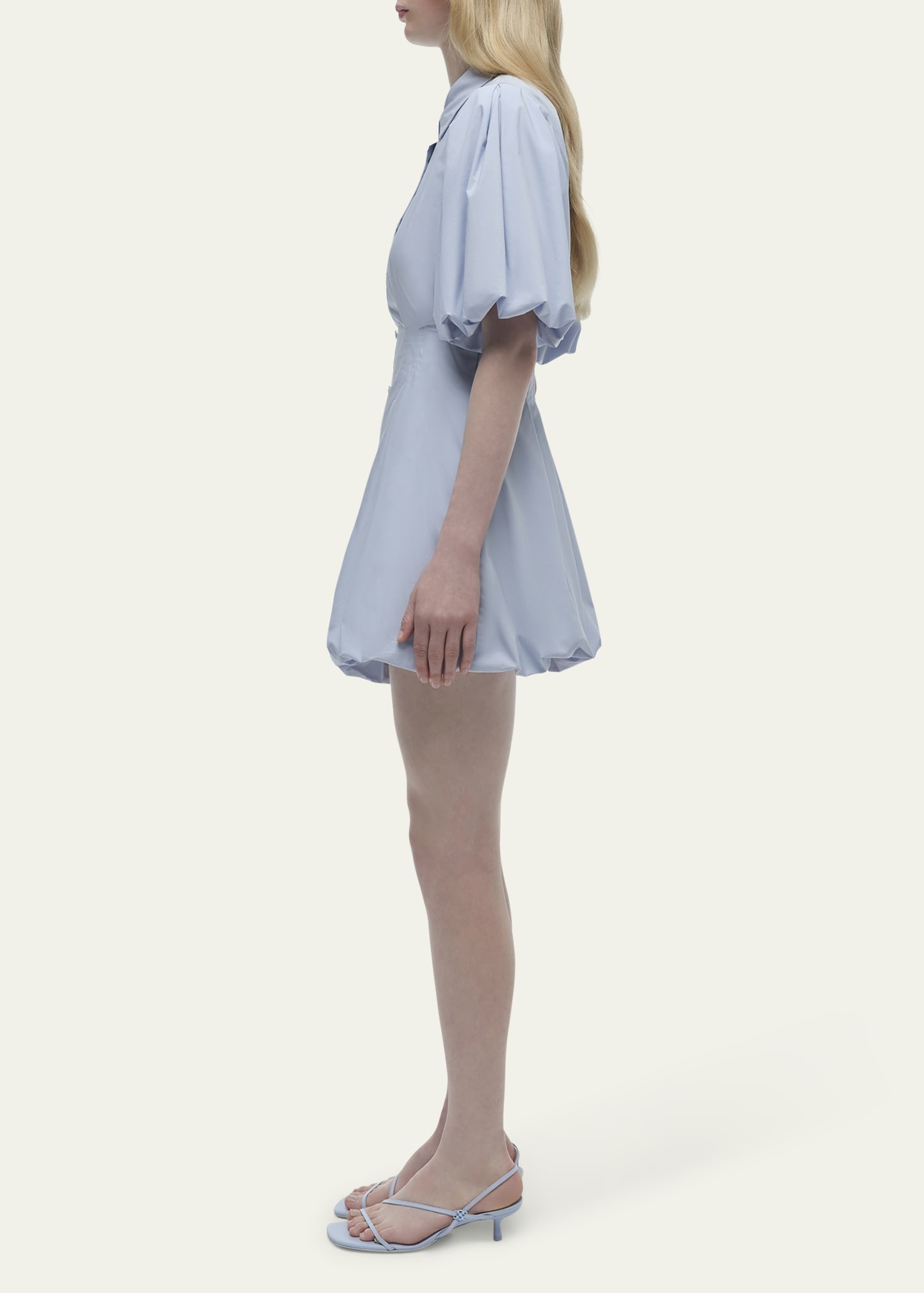 Cleo Balloon Pintuck Mini Dress - 4