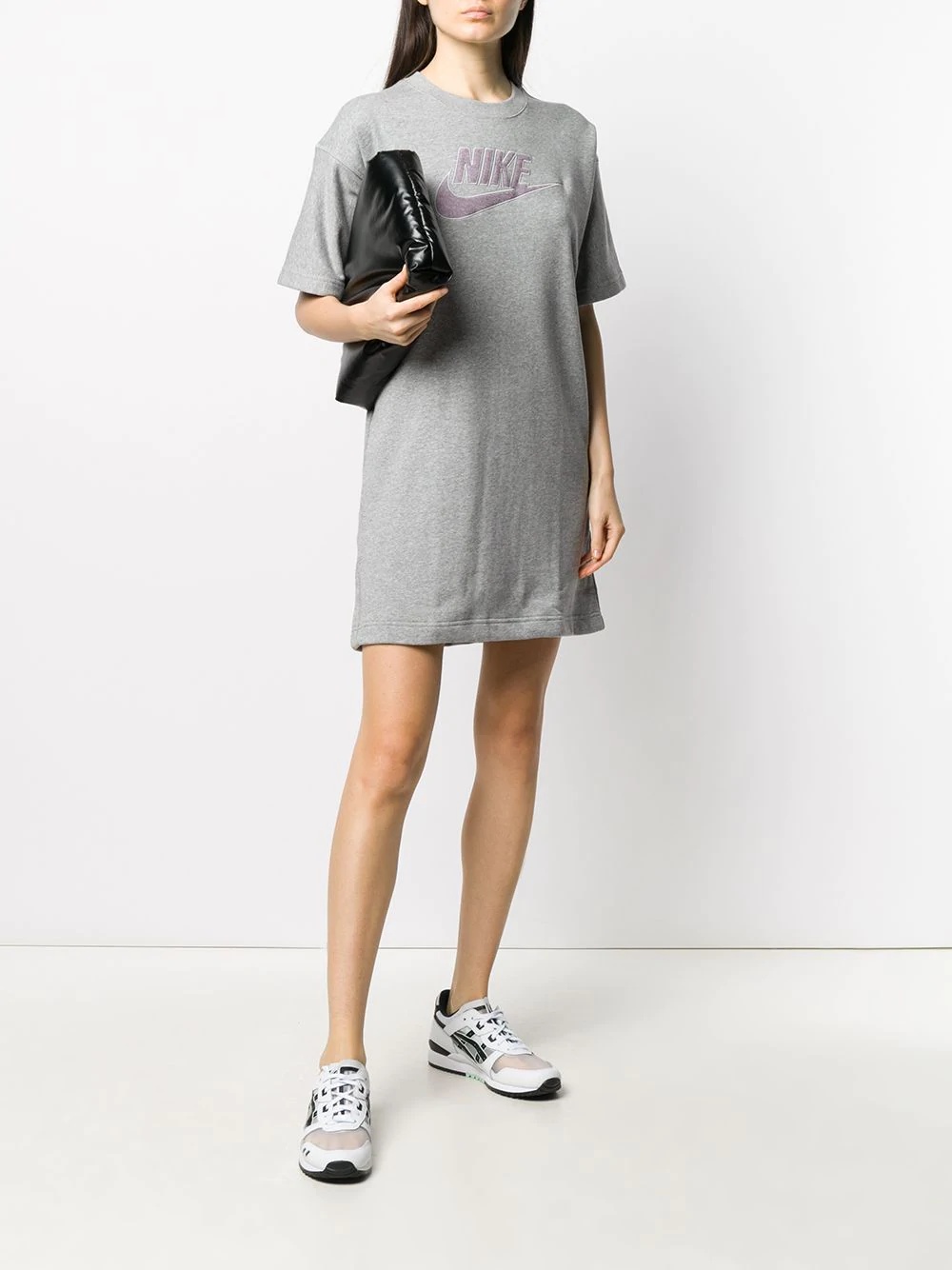 terry-cloth logo T-shirt dress - 2