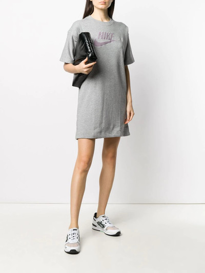 Nike terry-cloth logo T-shirt dress outlook