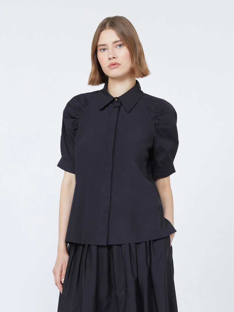 AMORE Cotton poplin shirt - BLACK 3