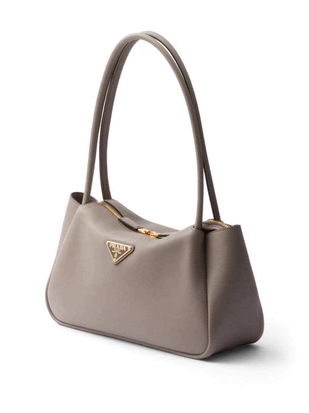 medium leather tote bag - 3