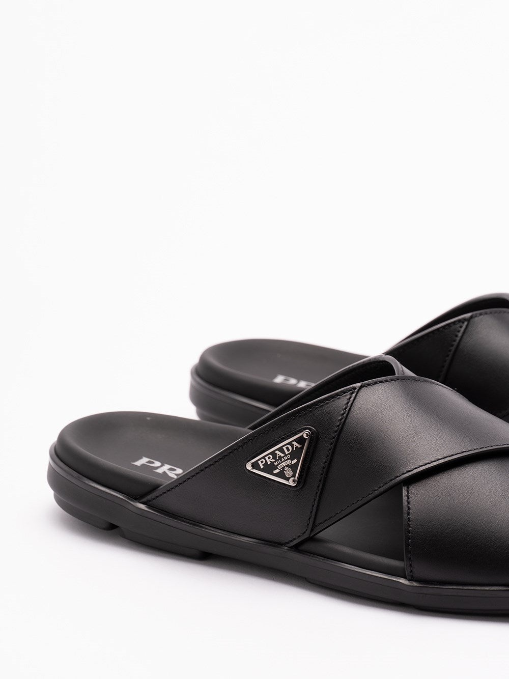 Prada Men Leather Sandals - 5