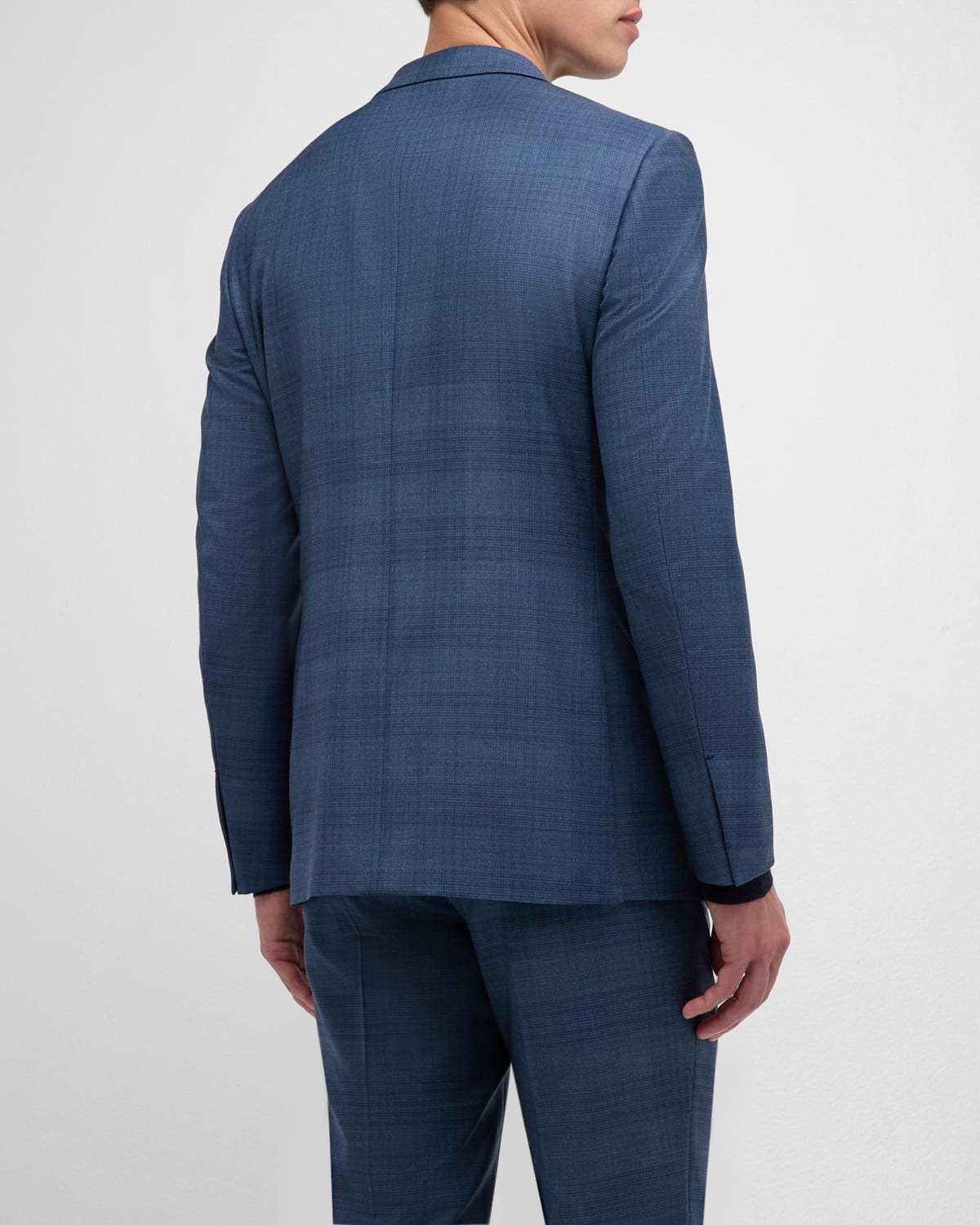 Men's Trofeo Melange Check Suit - 5