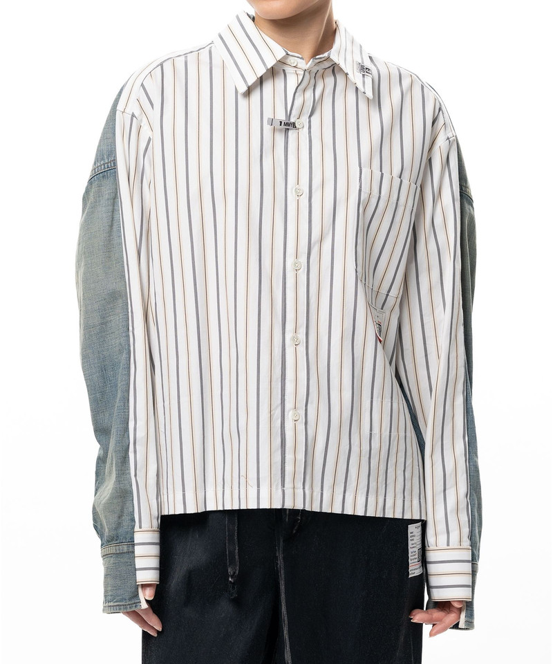 Front Back Combined Stripe Shirt 8