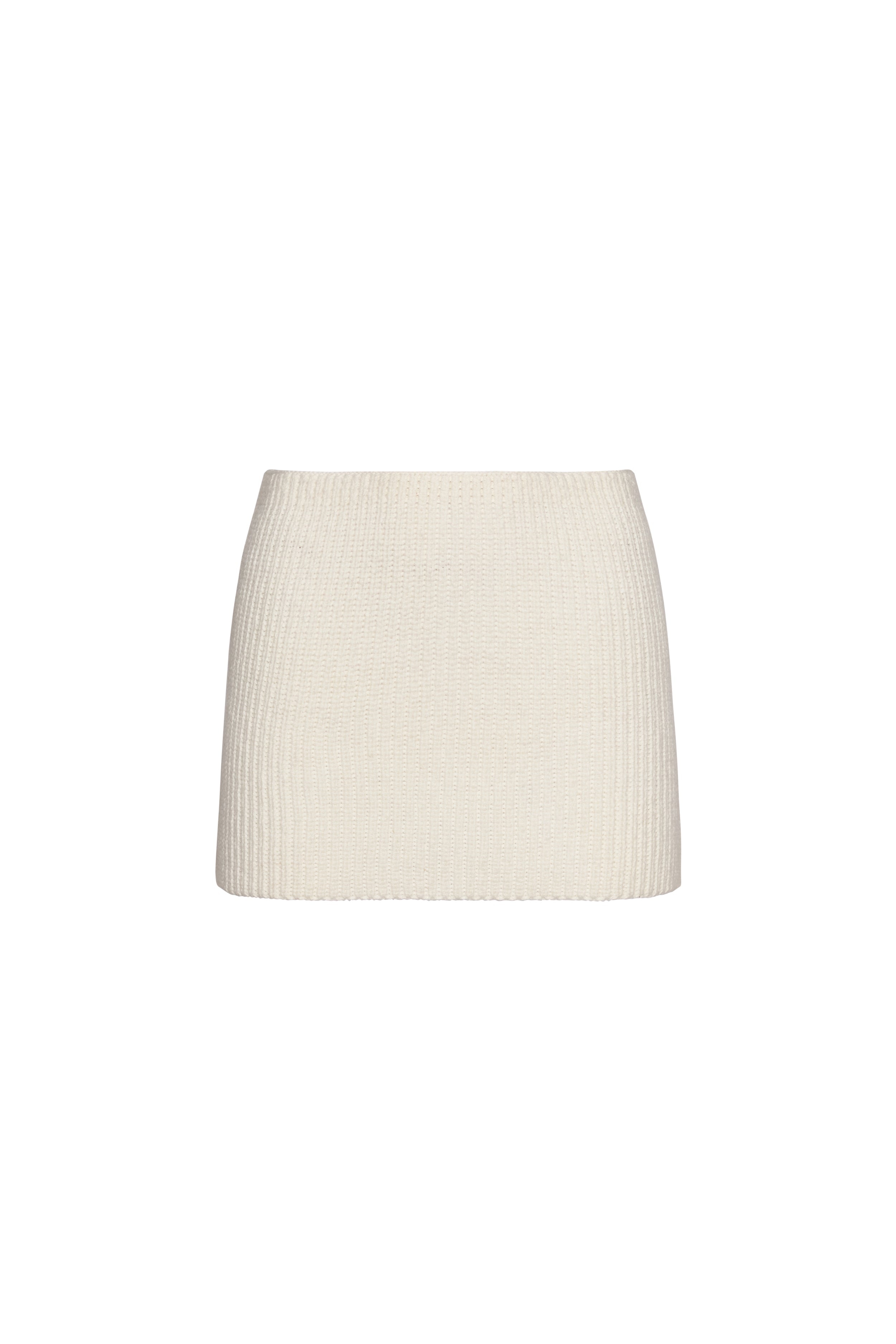 GUIZIO X CHAMPION RIB KNIT MINI SKIRT - 1