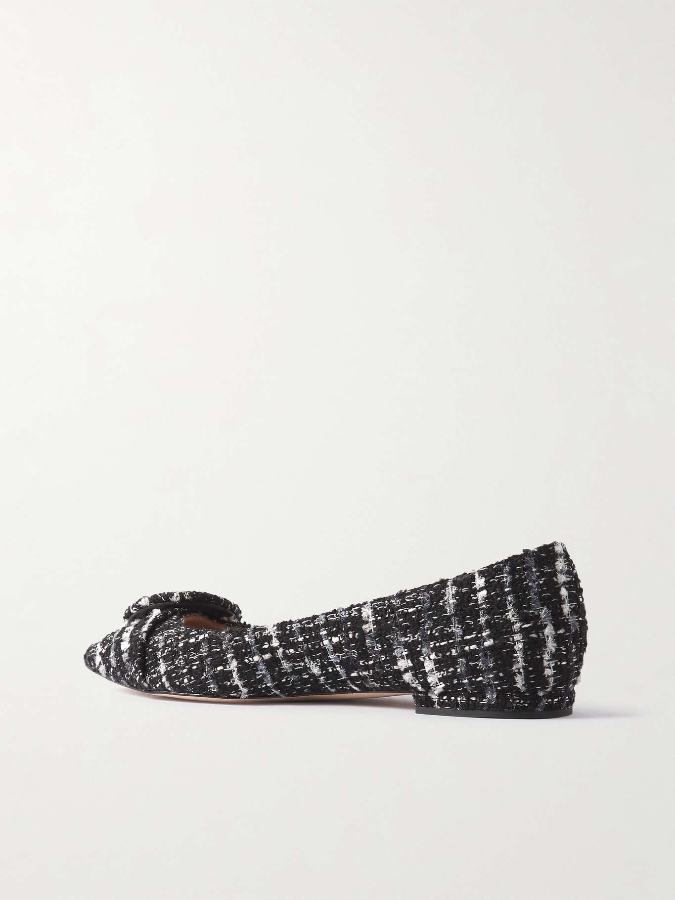 Venezia bouclé-tweed point-toe flats - 3