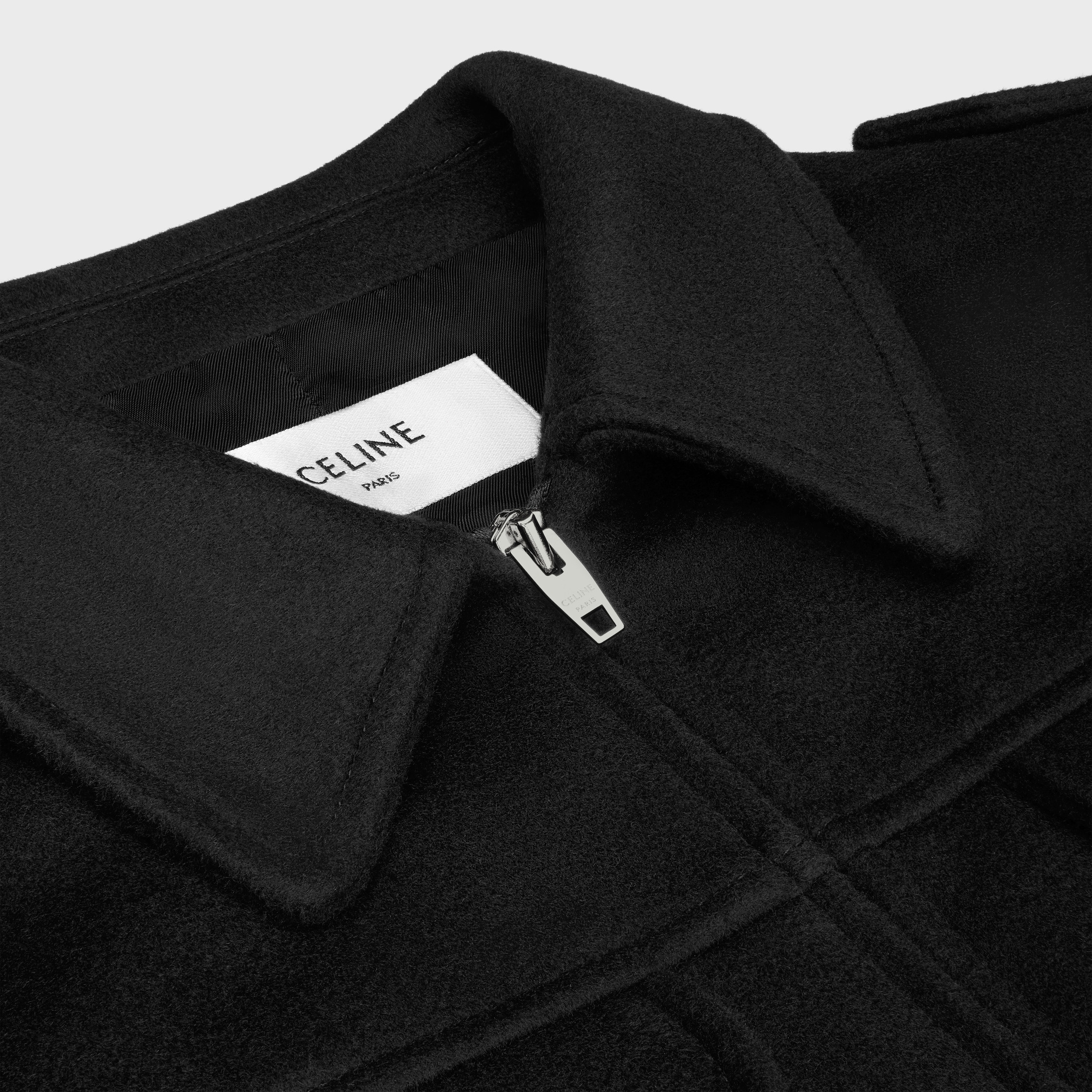military blouson in cashmere cloth - 3