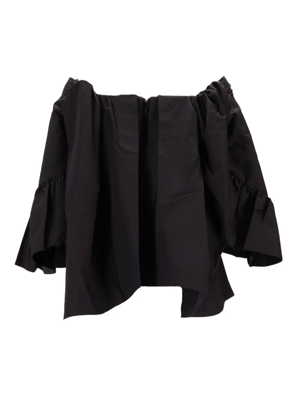 ruffle-sleeve blouse - 1