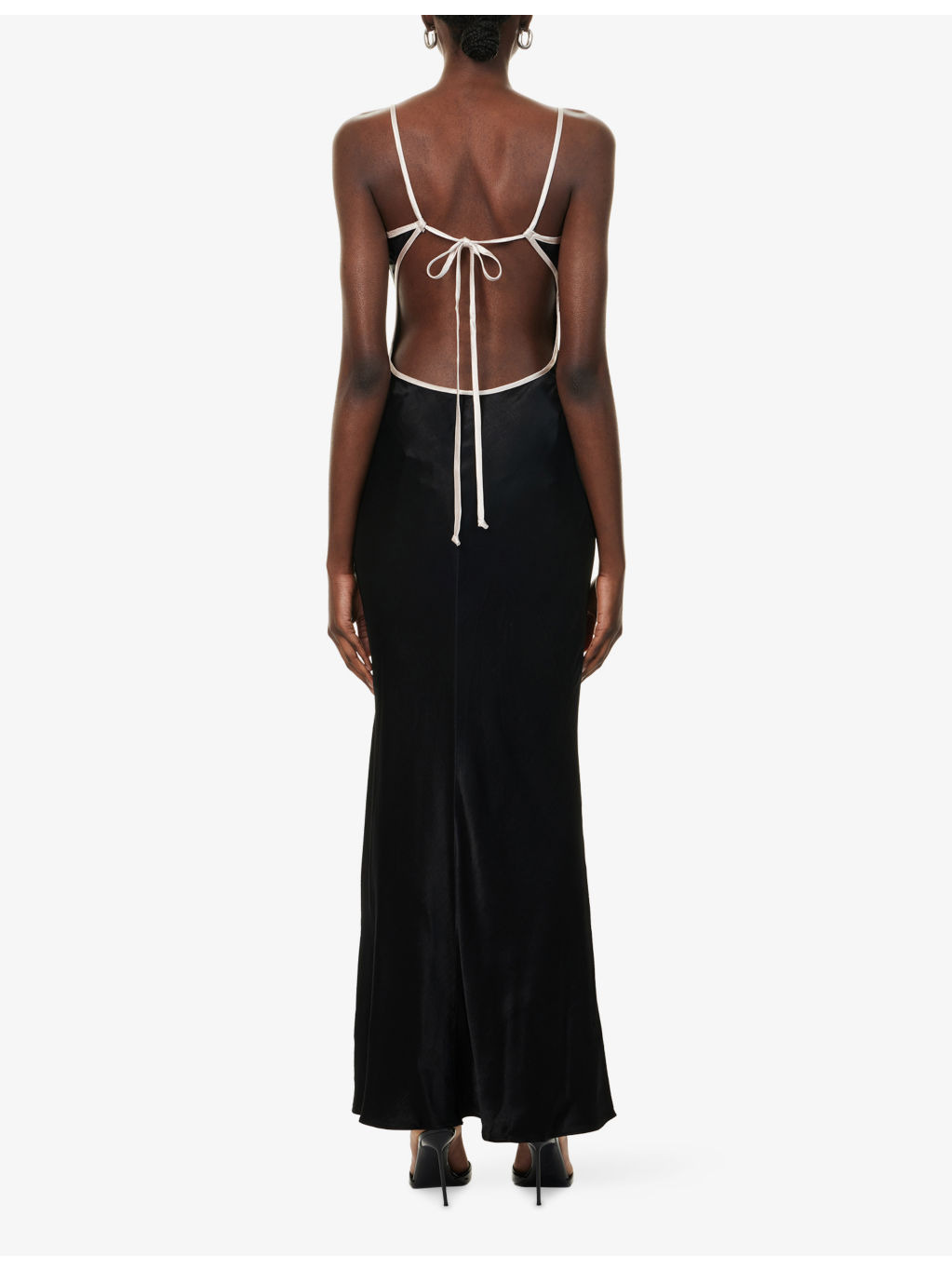 Sol Tie Shoulder-Straps Woven Maxi Dress - 4