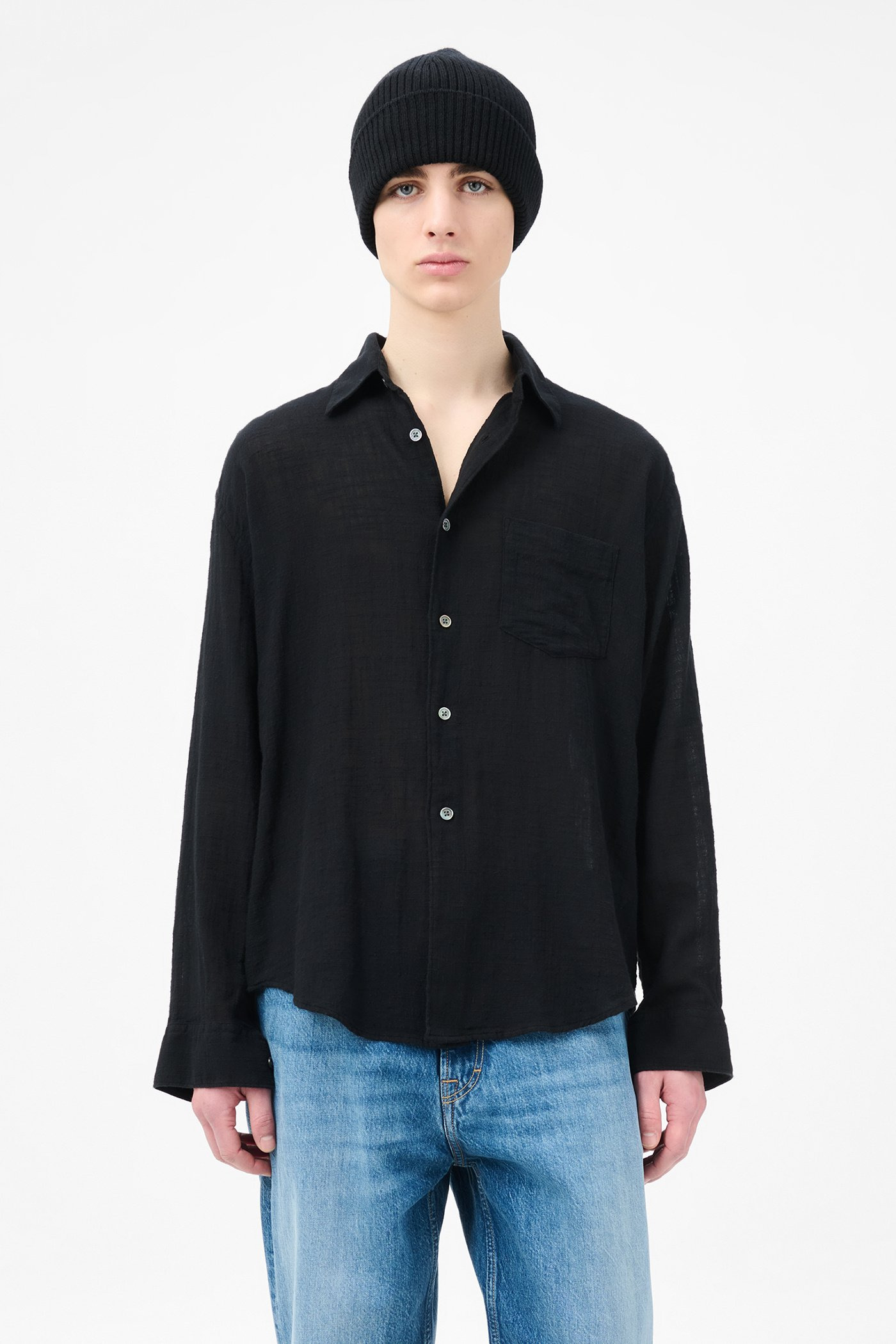 Coco Shirt Washed Black Air Cotton - 3