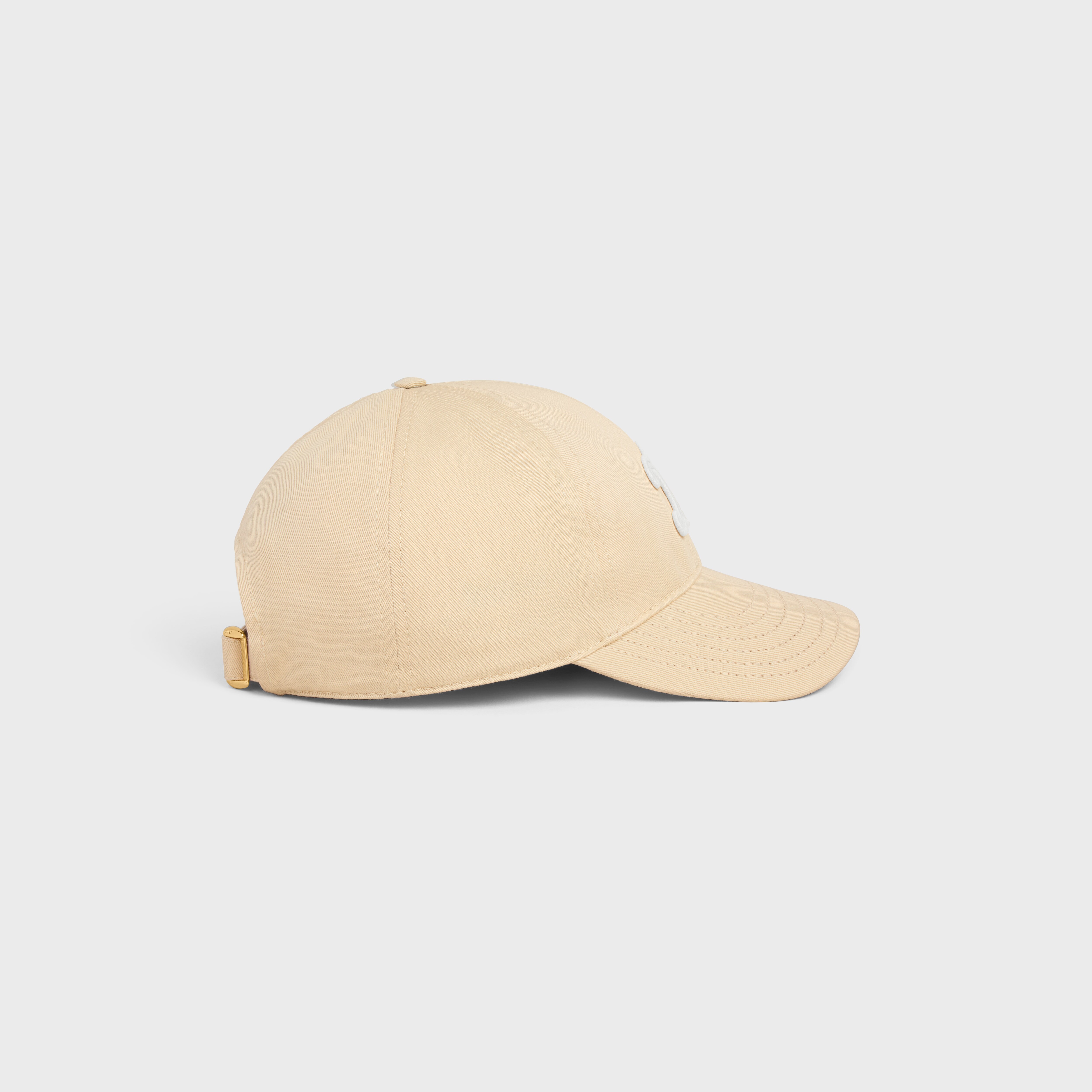 triomphe baseball cap in washed cotton - 3
