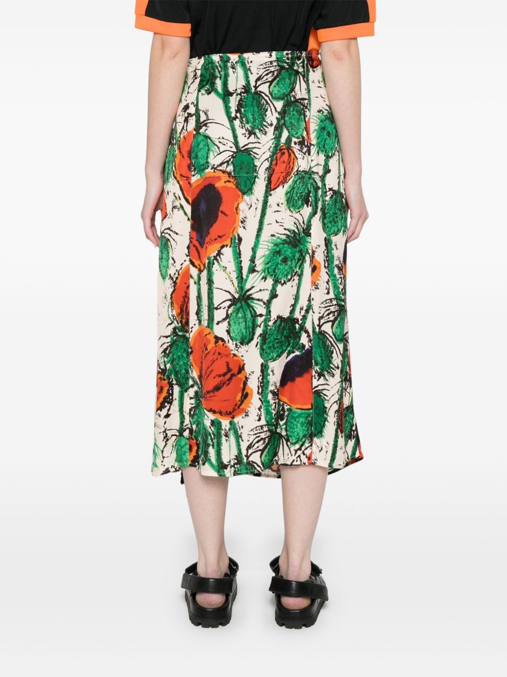 wrap midi skirt - 4