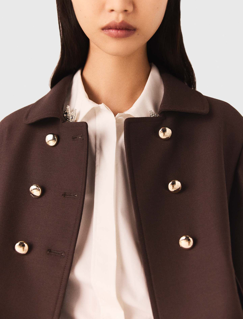 Short double-breasted jacket 7