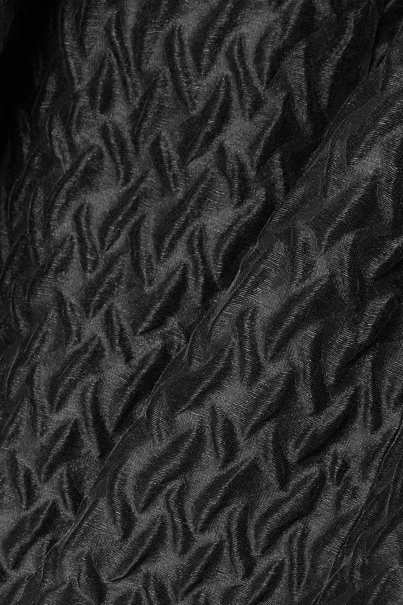 Beth oversized linen-blend matelassé midi dress 4