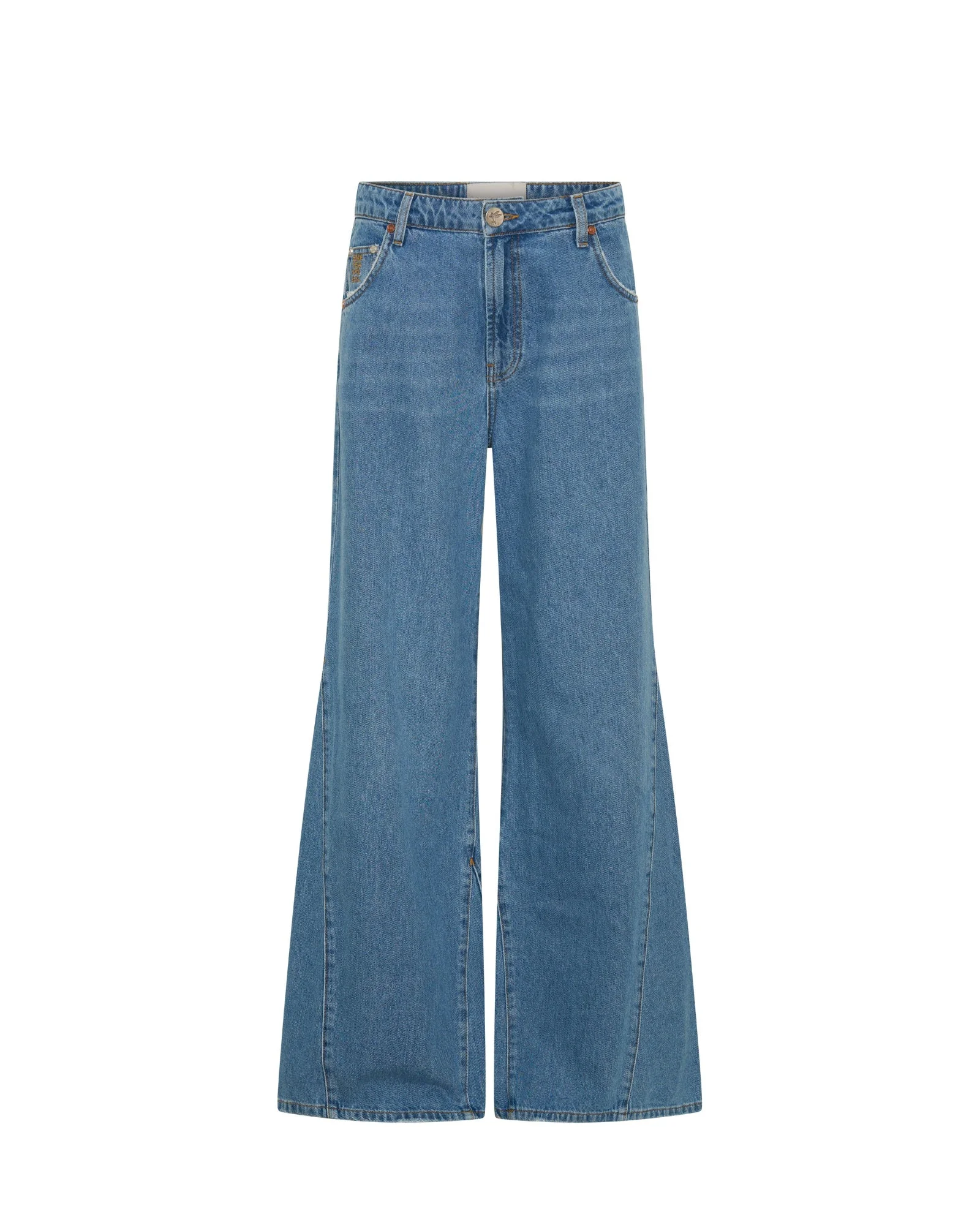 Cruisers Mid Waist Bootcut Flare Denim Jeans - New Blue - 1