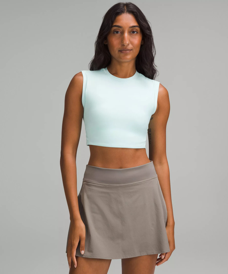 Wundermost Ultra-Soft Nulu Super-Cropped Tank Top 1