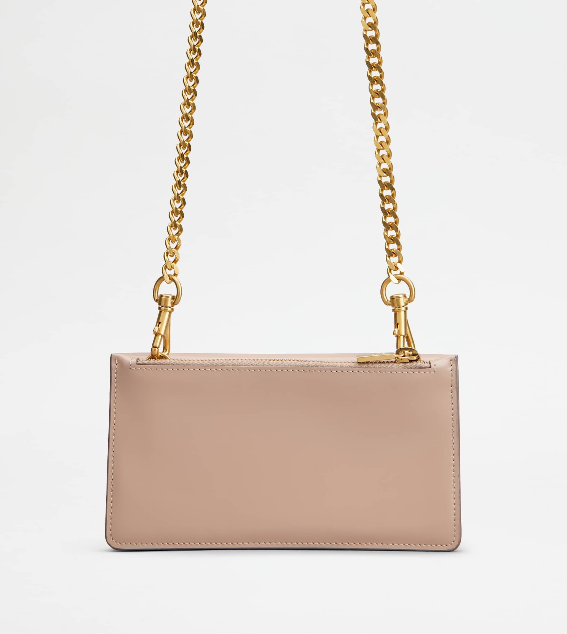 KATE PHONE HOLDER SHOULDER BAG IN LEATHER - PINK - 4