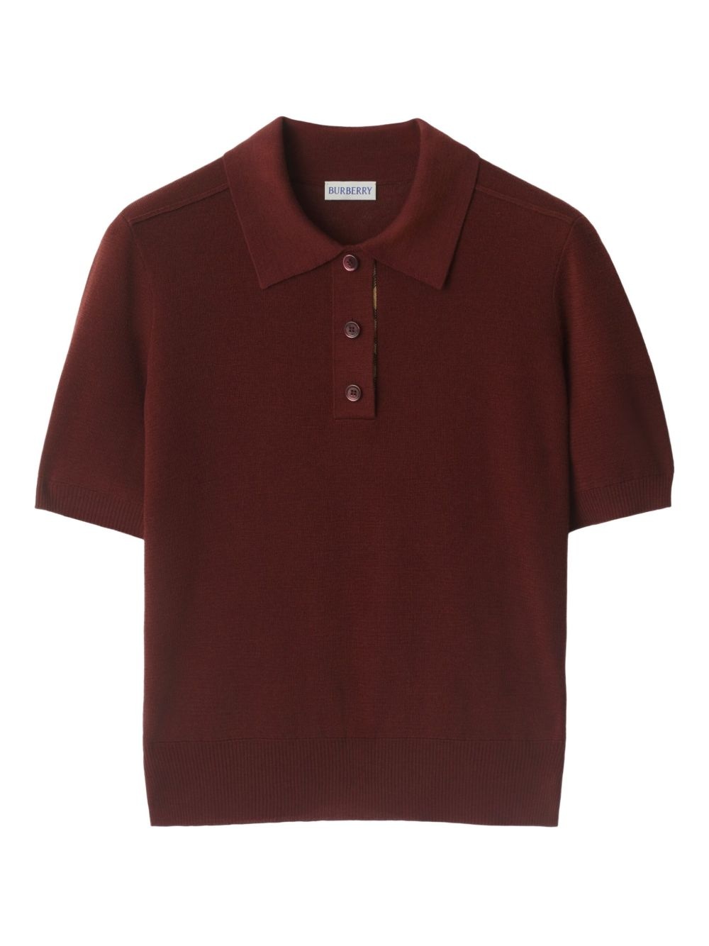 wool polo shirt - 1