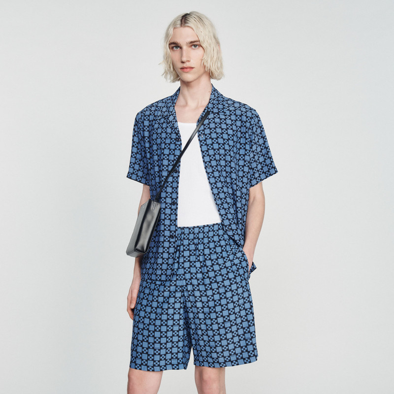 Square Cross printed shorts 5