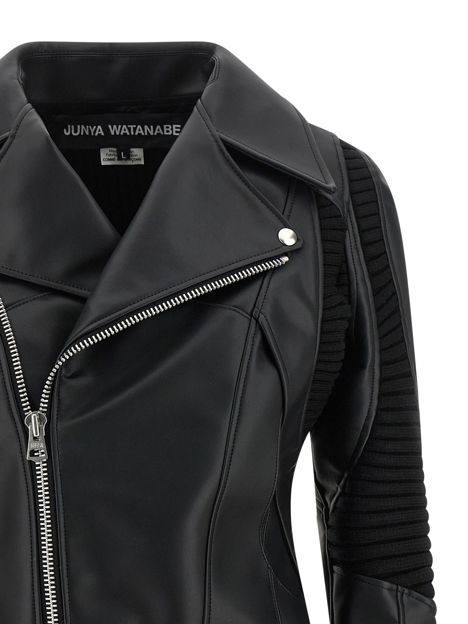Junya Watanabe Women Knitted Insert Jacket - 3