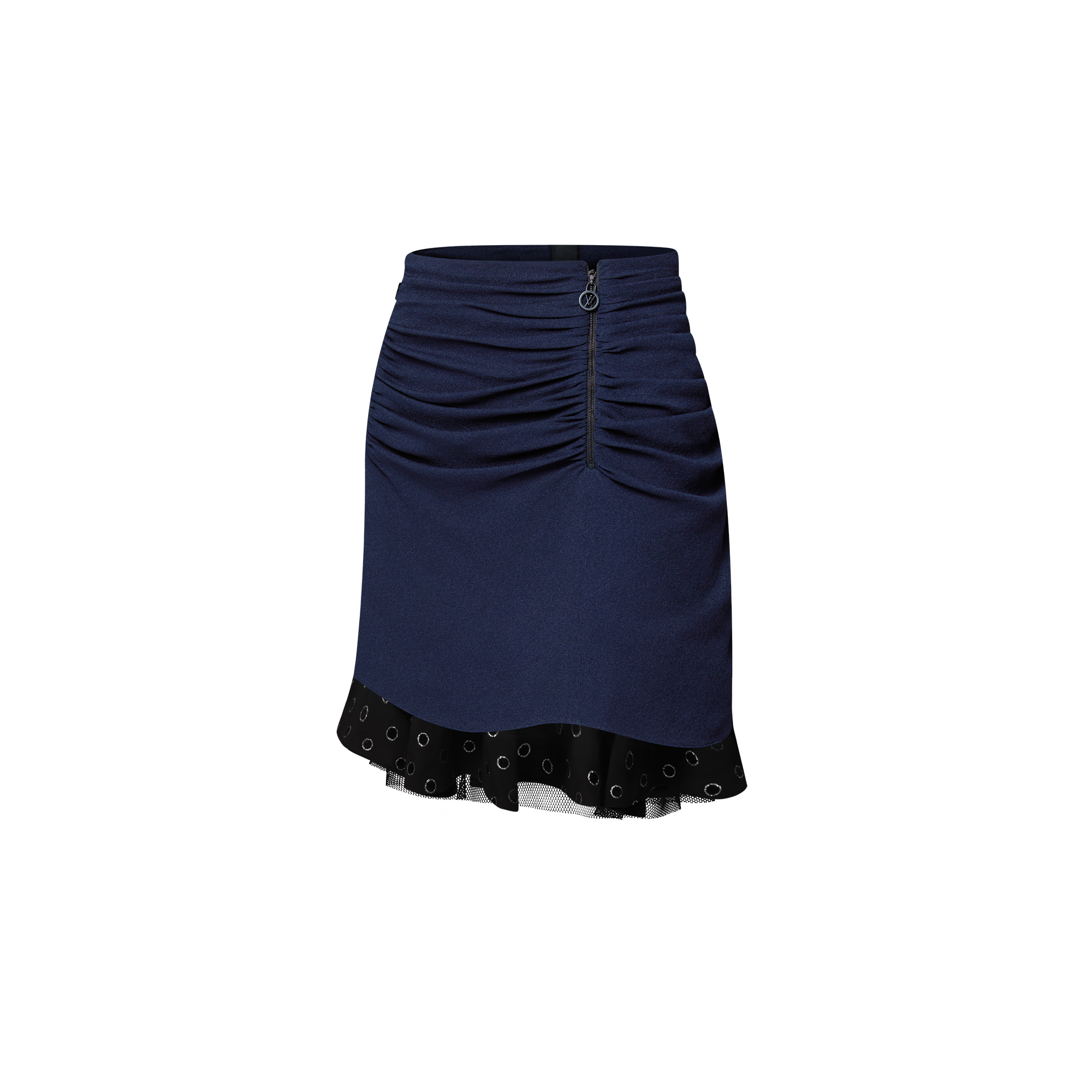 Jewel Hem Draped Skirt - 2