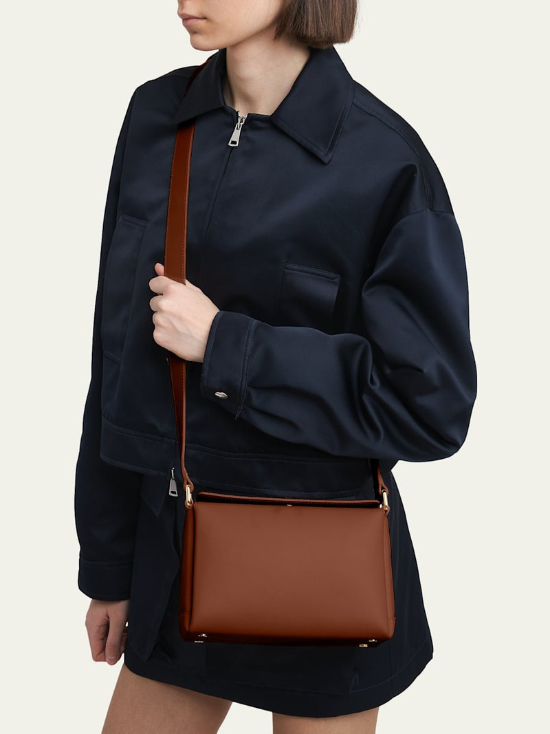 Plan C Small Leather Shoulder Bag outlook