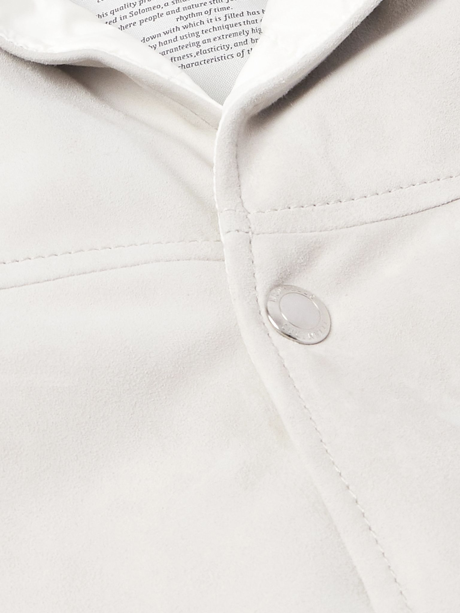 Suede Down Vest Cream - 5
