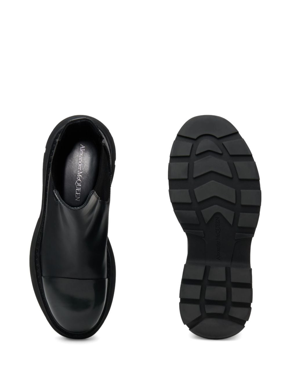 Alexander Mcqueen Men Leather Chelsea Boots - 4