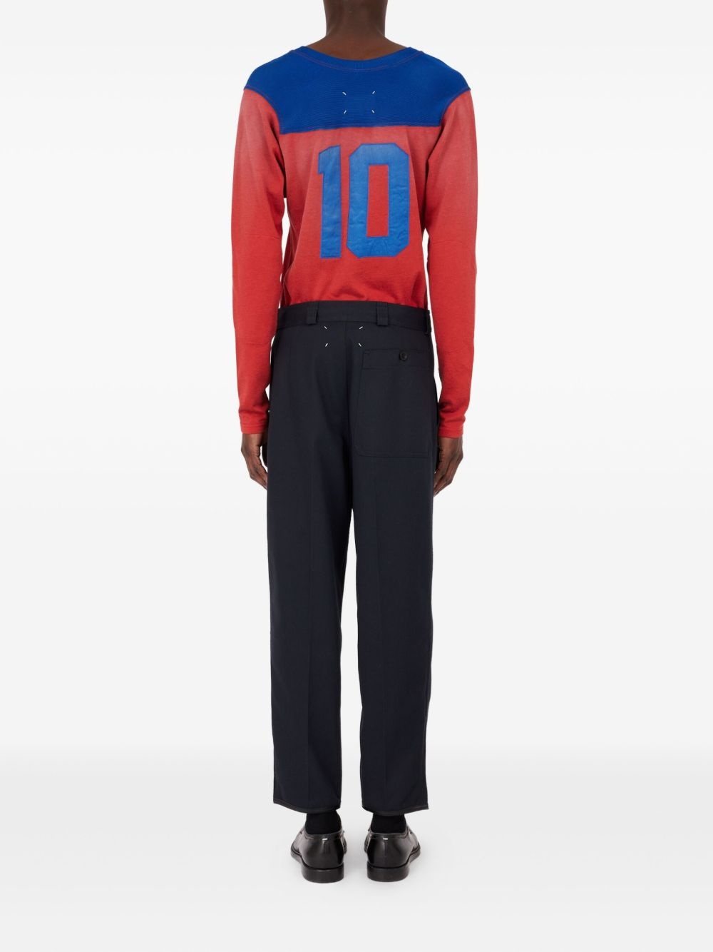 tapered high-rise trousers - 4