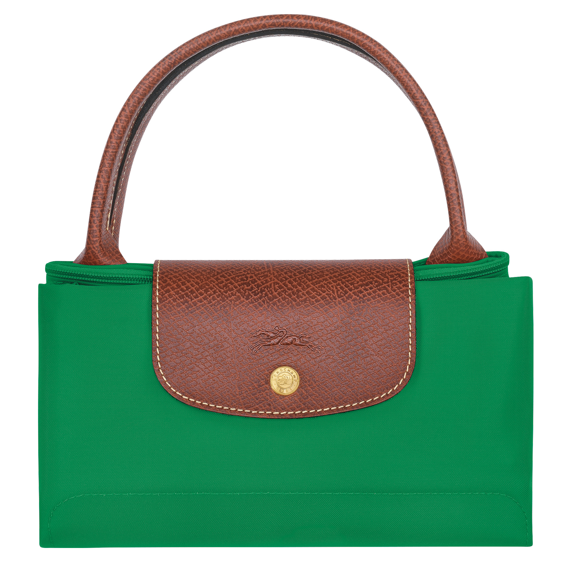 Le Pliage Original M Handbag Green - Recycled canvas - 7