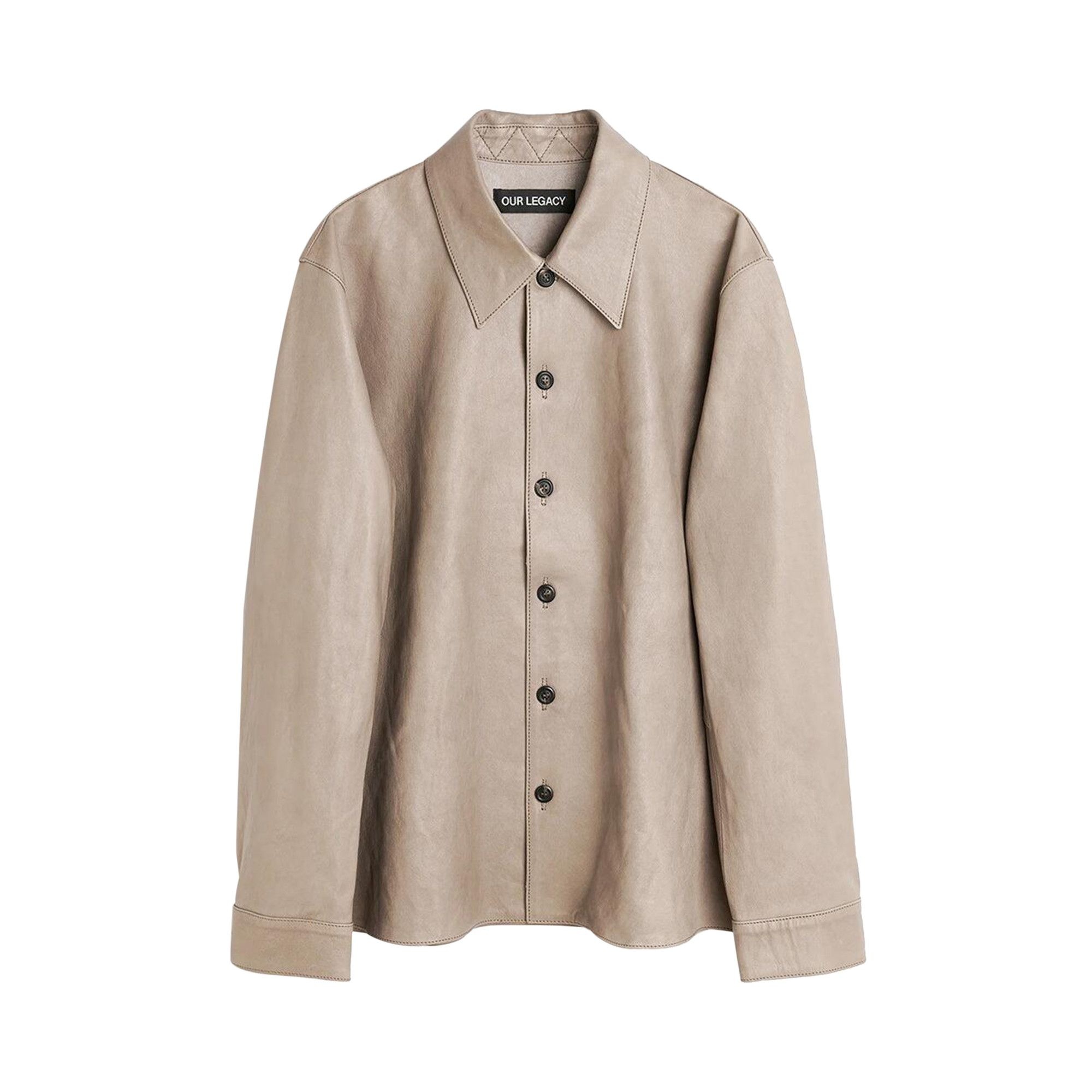 Our Legacy Welding Shirt 'Grey Velvet' - 1