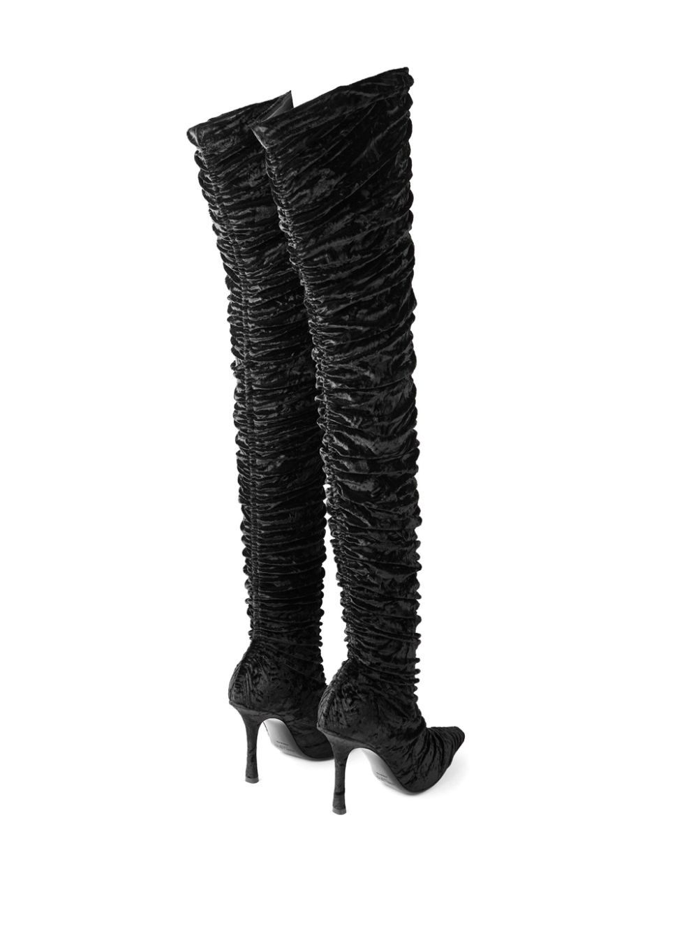 100mm leather boots - 3