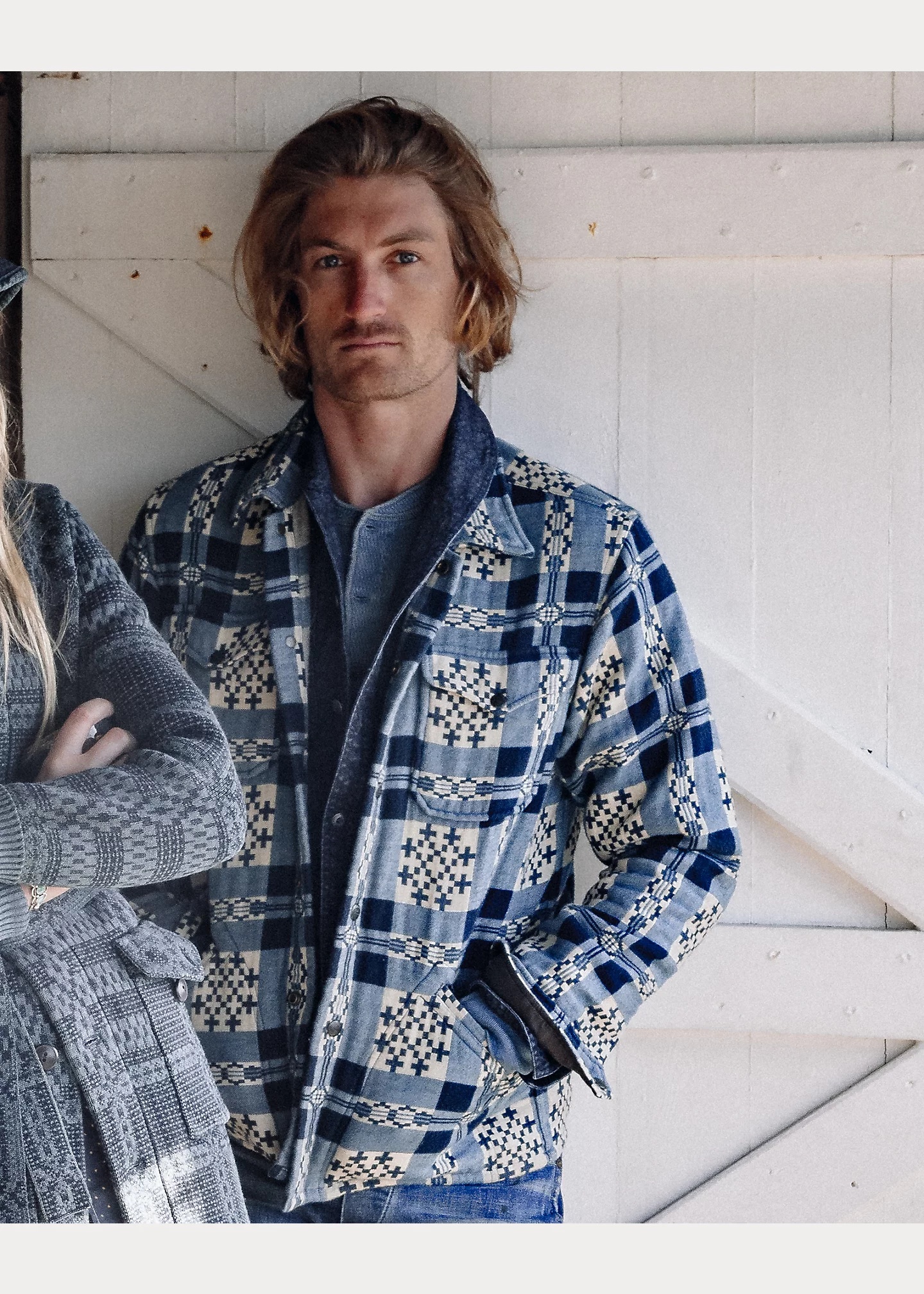 Patterned Jacquard Overshirt - 6