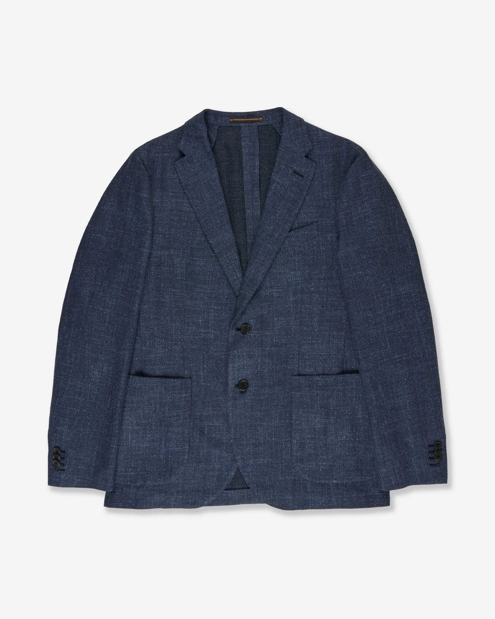 Slim fit mélange effect cotton jacket - 1