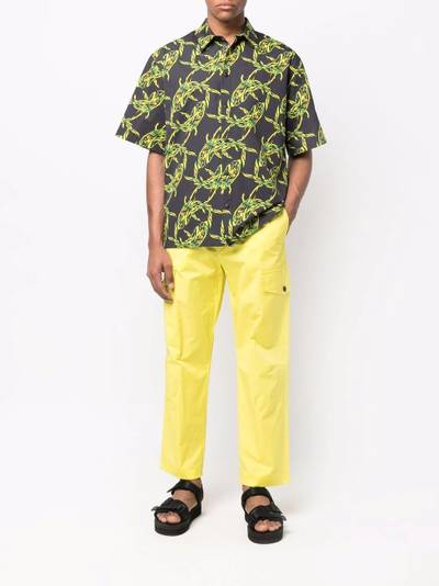 MSGM mid-rise straight-leg trousers outlook