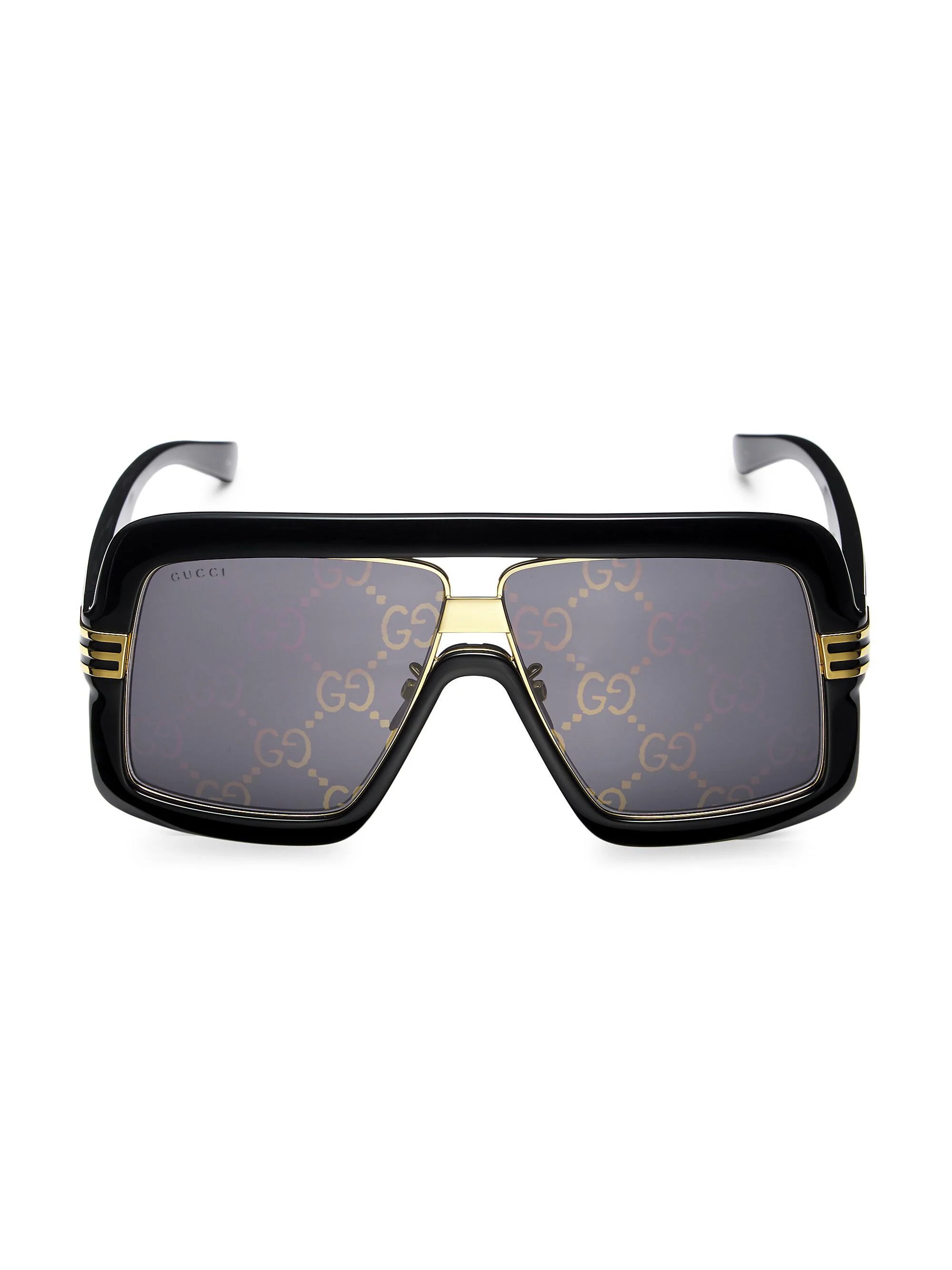 GG-lens oversized-frame sunglasses - 1