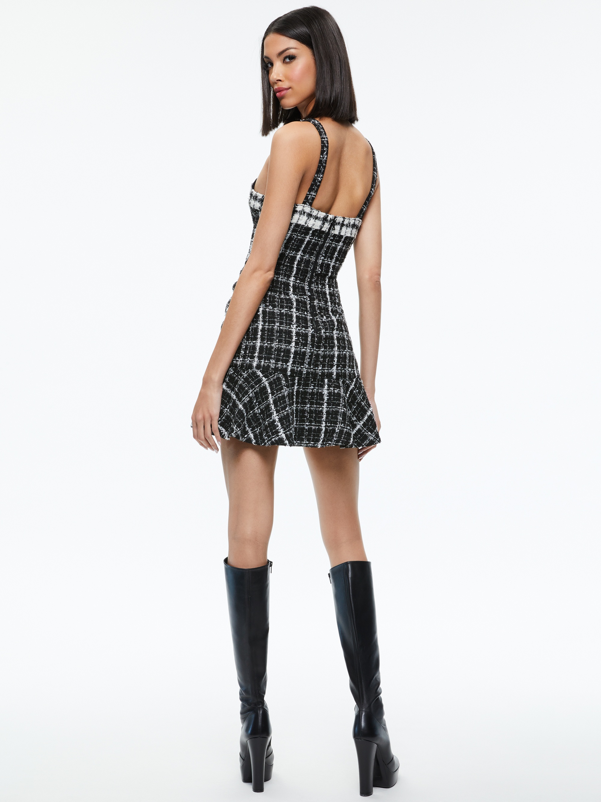 KAIDRA TWEED MINI DRESS - 3
