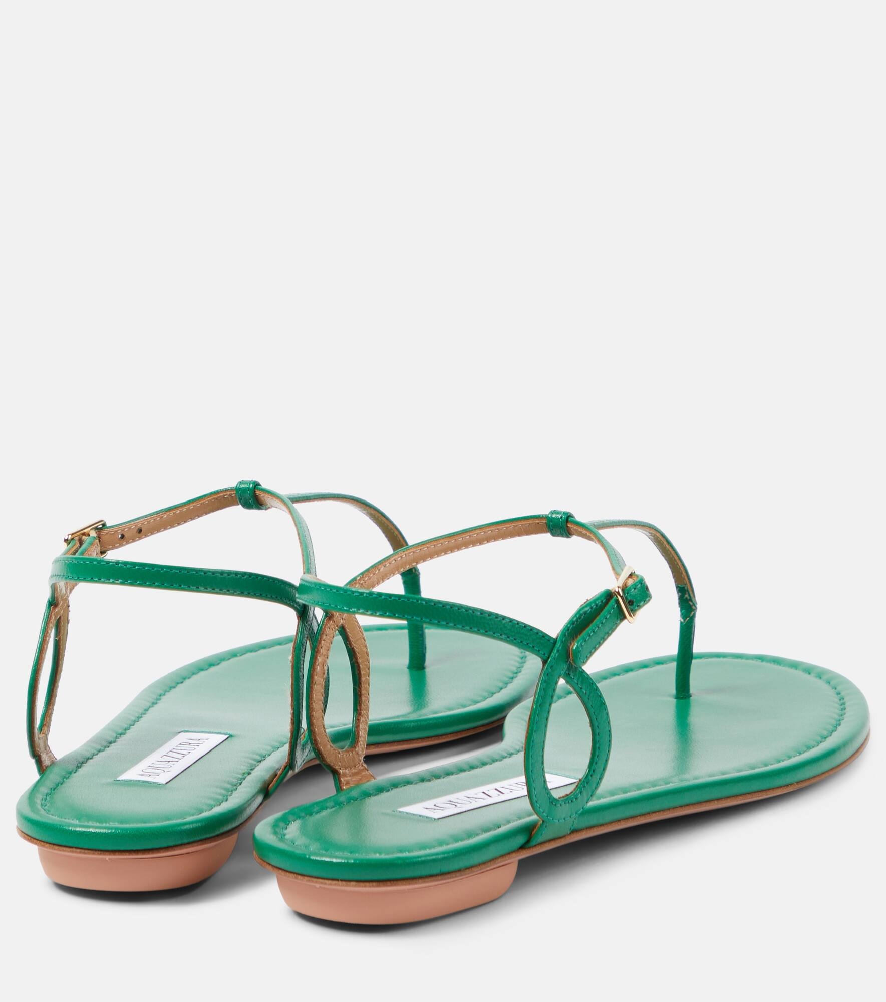 Almost Bare leather thong sandals - 3